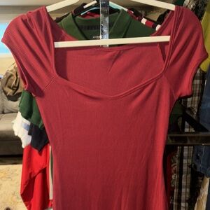 Wine Red Body con Dress Size Small